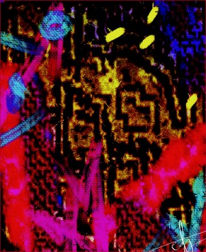 Dimly Lit Discotheque Coat Closet